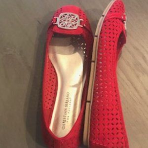 Ladies Red Flats